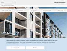 Tablet Screenshot of lbbw-immobilien.de